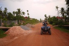 Quad biking through the villages, Siem Reap, Cambodia